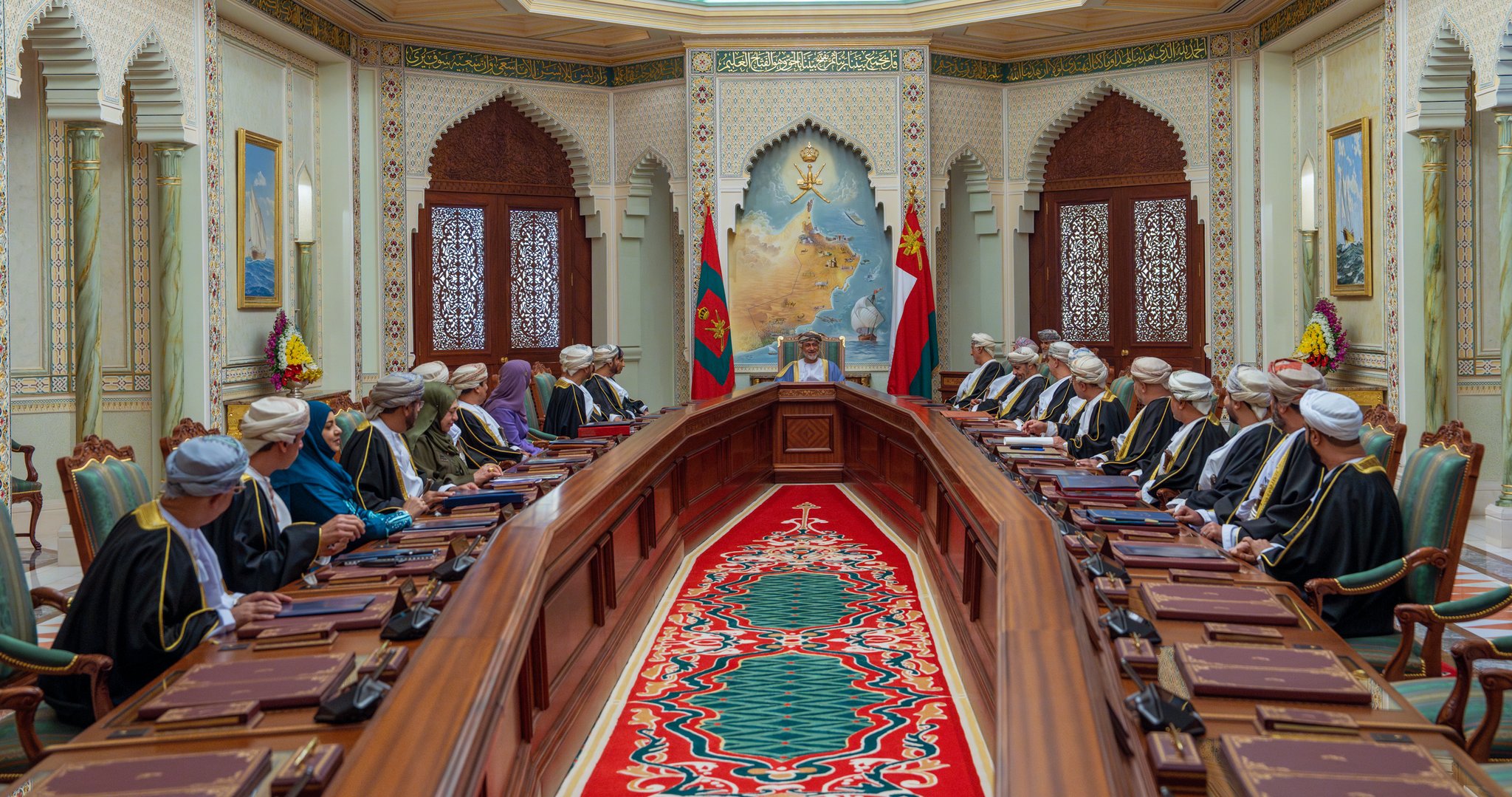 جلالة السلطان المعظم يترأس مجلس الوزراء الموقر